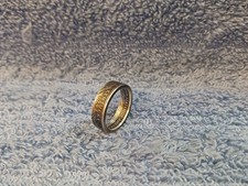 Kentucky Handcrafted 90 Silver Washington Quarters coin ring, 7-1/2 2001