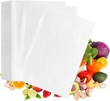 Vacuum Sealer Bags for Food Saver, 100 Quart 4" x 6" Commercial Grade PreCut Bag