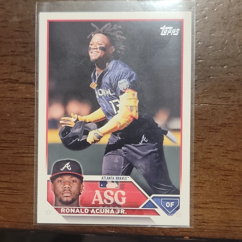Topps 2023 Topps Update Series Ronald Acuña Jr. Braves ASG Insert #ASG-7 MLB