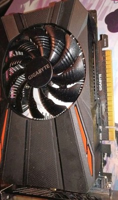 GIGABYTE GeForce GTX 1050 Ti 4GB 128-Bit GDDR5 ATX Video Card GV-N105TD5-4GD