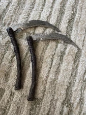 Disguise 2007 Grim Reaper Sickle Scythe Prop Set Halloween Costume Toy Weapon