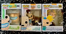 Lot of 3 Funko Pop Nickelodeon Vinyl  Characters Krumm, Rocko w Spunky, Arnold