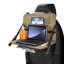Car Steering Wheel Tray, Foldable Car Laptop Desk Eating Food Tray with Trans...