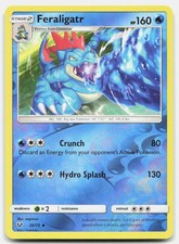 Shining Legends Feraligatr 20/73 NM Pokemon Reverse Holo Uncommon Tcg Card