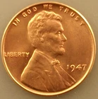 1941 BU Bright RED Unc Lincoln Wheat Cent Looks Great Free Shipping