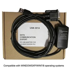 Cable de programación USB-301A 3M para LG LS K80S/K120S/K200S PLC