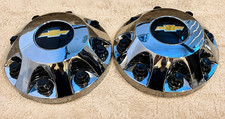 Fits 20112024 Chevy Silverado 3500hd 17 Dually Front Wheel Center Caps Pair