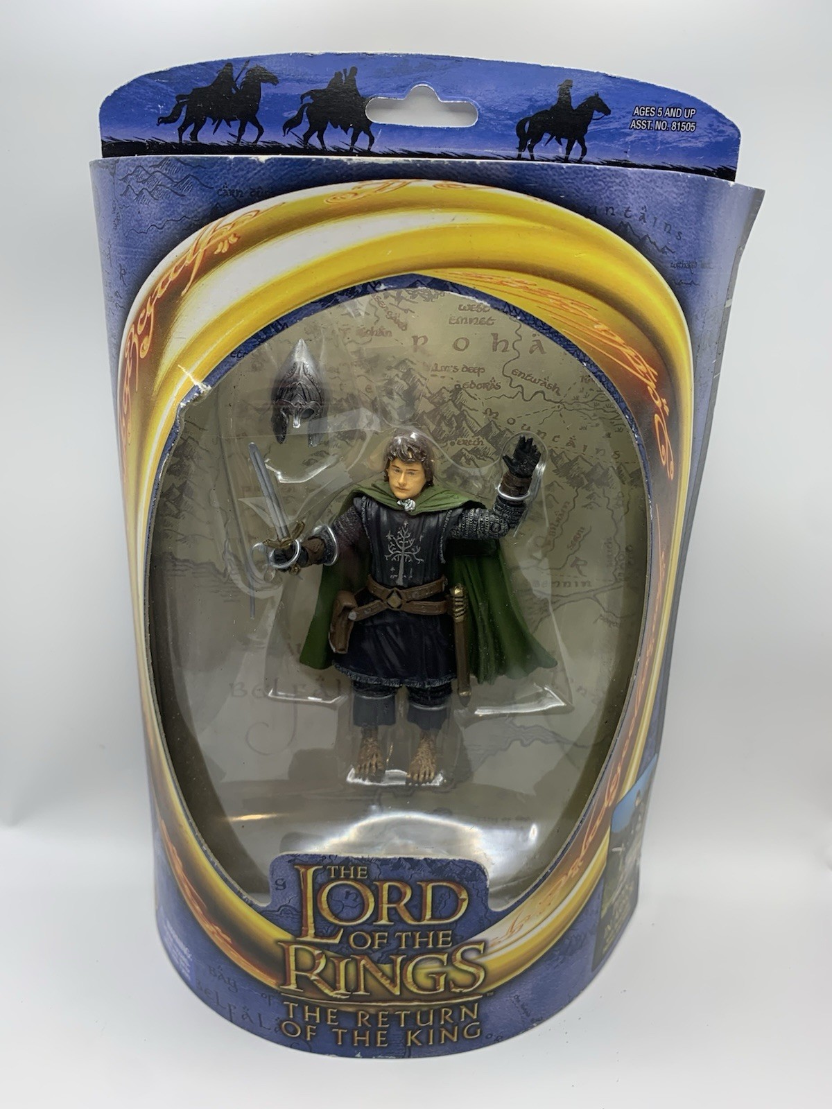 Lord of The Rings The Return of the King - Pippin in Armor Figure Toybiz BNIB