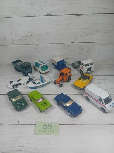 Job Lot 12 Cars & truck Most Lesney, Corgi. Vintage diecast.  (A59)