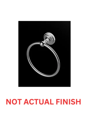 Graff G-9706-UBB Towel Ring Solid Brass with UNFINISHED BRUSHED BRASS New! - Image 1 of 4