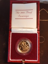 Proof Full Gold Sovereign 1983