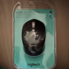 Logitech M535 Bluetooth Wireless Optical Mouse Black Scroll Wheel 3 Buttons