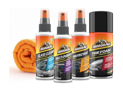 Armor All Car Wash and Interior Cleaner Kit, Includes 5 Count (Pack of 1) 