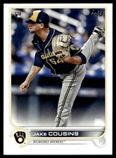 2022 Topps Jake Cousins Rookie Milwaukee Brewers #20