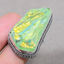 Bague vintage bijou cadeau mode fait main pierre précieuse agate tranchée...