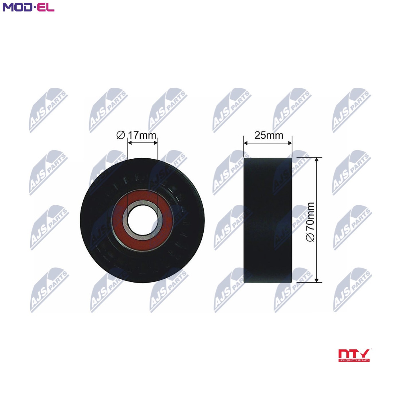 TENSIONER PULLEY VRIBBED BELT RNK-CH-010A FOR JEEP DODGE CHRYSLER 2.4L 4cyl 3.8L - Image 10