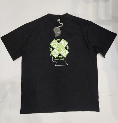NWT Brain Dead Slam Wrestling Tshirt Crossing Black  Size M