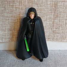 1996 Star Wars POTF Luke Skywalker Jedi Knight Black Cloak Action Figure