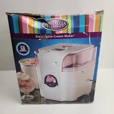 Nostalgia Products Model RIM150 Electric Ice Cream Frozen Yogurt Maker 1.5qts