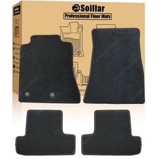Fits 2005-2014 Ford Mustang Front 2nd Rows Velour Floor Mats Carpet Full Set