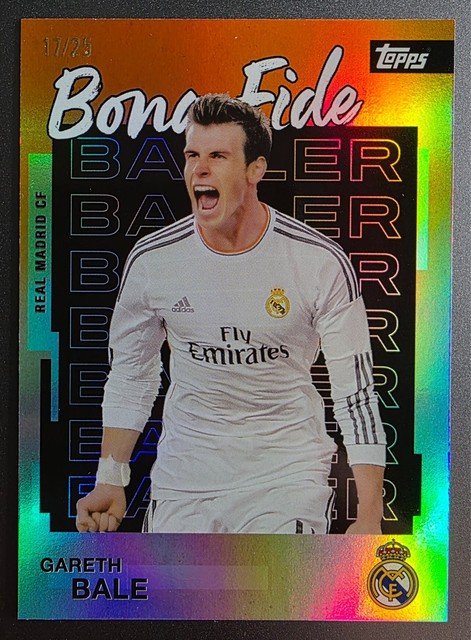 Gareth Bale 2025-26 Topps Soccer Real Madrid Team Set Bona Fide Baller #23 /25