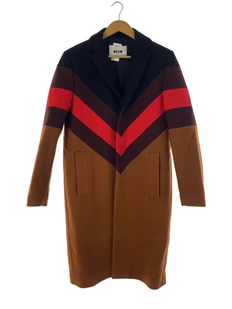 ALTRA MSGM altro cappotto 44 lana marrone