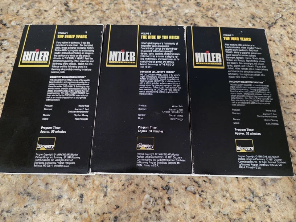 HITLER - The Whole Story - The Early Years. VHS - Image 3 of 4