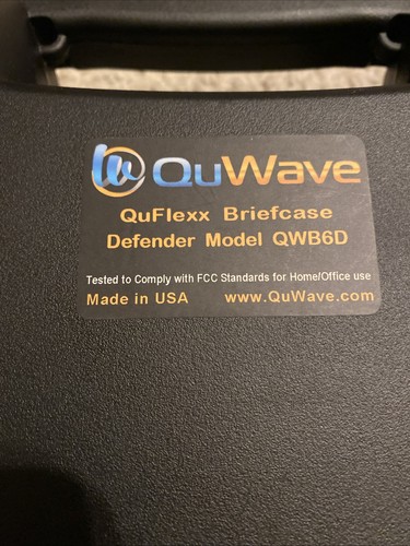 Quwave Defender EMF Protection With Briefcase Model QWB6D
