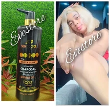 Skin DOCTOR PARIS Gluta Glow Charcoal Body Wash Brightening Shower Gel 1000ml