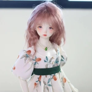 1/4 BJD Doll Resin Ball Joints Bare Girl Women Eyes Face Makeup Art Collect Gift