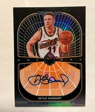 2019-20 Obsidian Galaxy Auto Electric Etch Orange /50 # GA-DSH  DETLEF SCHREMPF