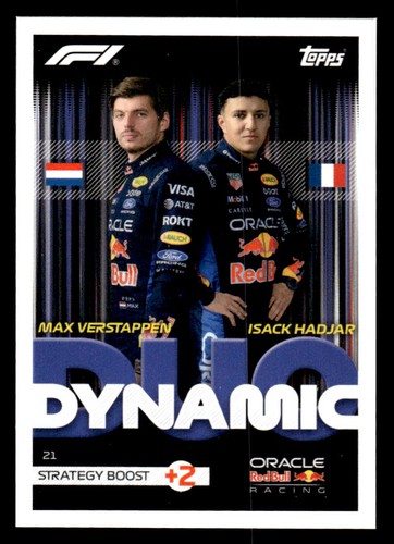 2026 Topps Turbo Attax F1 #21 Max Verstappen / Isack Hadjar card