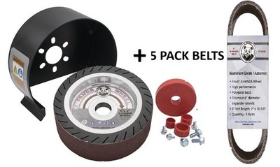 6'' Expander Wheel w/Steel Safety Guard by X-Panda + 5 Extra Belts