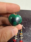 Lovely Vtg. Malachite Pendants, Southwestern Earrings — photo 4