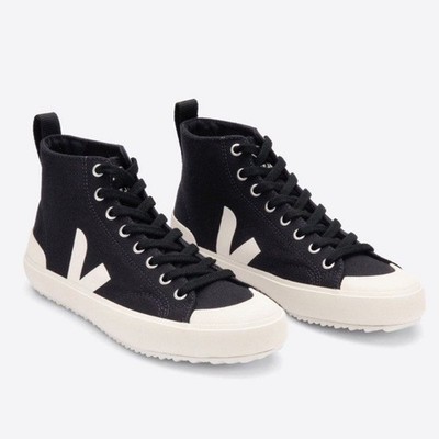 NIB Veja Nova High-Top Sneakers in Canvas Preppy classic academy womens 6M