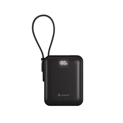 ADAM elements VIONTA Q Ultra Compact Pocket Power Bank with Built-in USB C Cord - Image 1 of 4