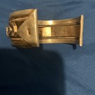 Silver-Tone Metal Cuff Bracelet with Stamped Design, sterling, silver  — photo 8