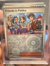 Pokémon TCG “Friends In Paldea” 109/131 Professor Program FINALIST Promo Stamp