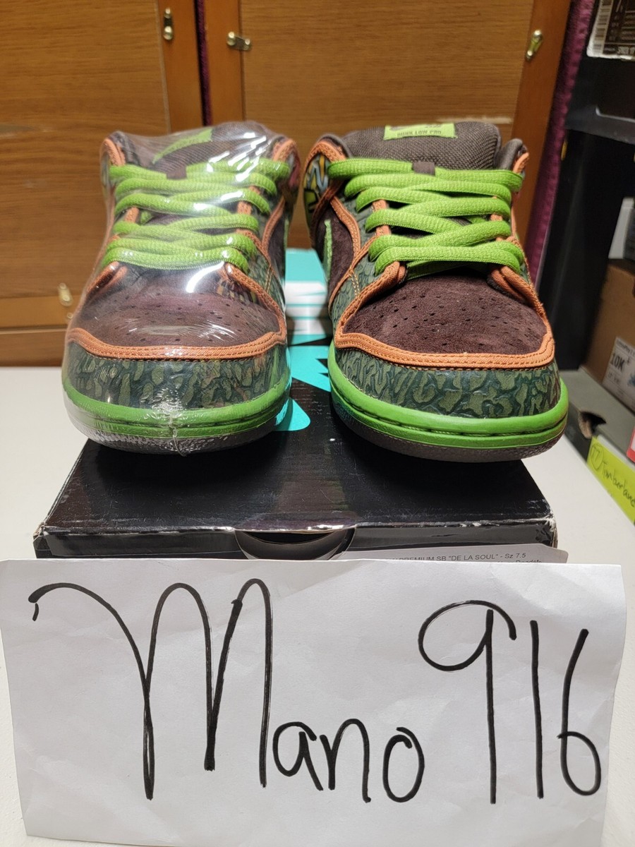 靴 Nike SB Dunk Low \"De La Soul\" (2015) Nike SB Dunk Low De La Soul 2015 789841-332 Men's Size | eBay