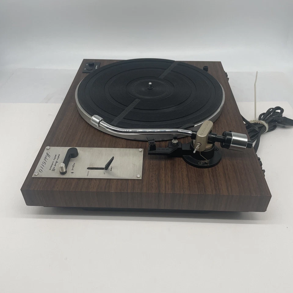Tocadiscos de madera Marantz 6110 de colección transmisión por correa PROBADO FUNCIONANDO LEER Foto 3 de 4
