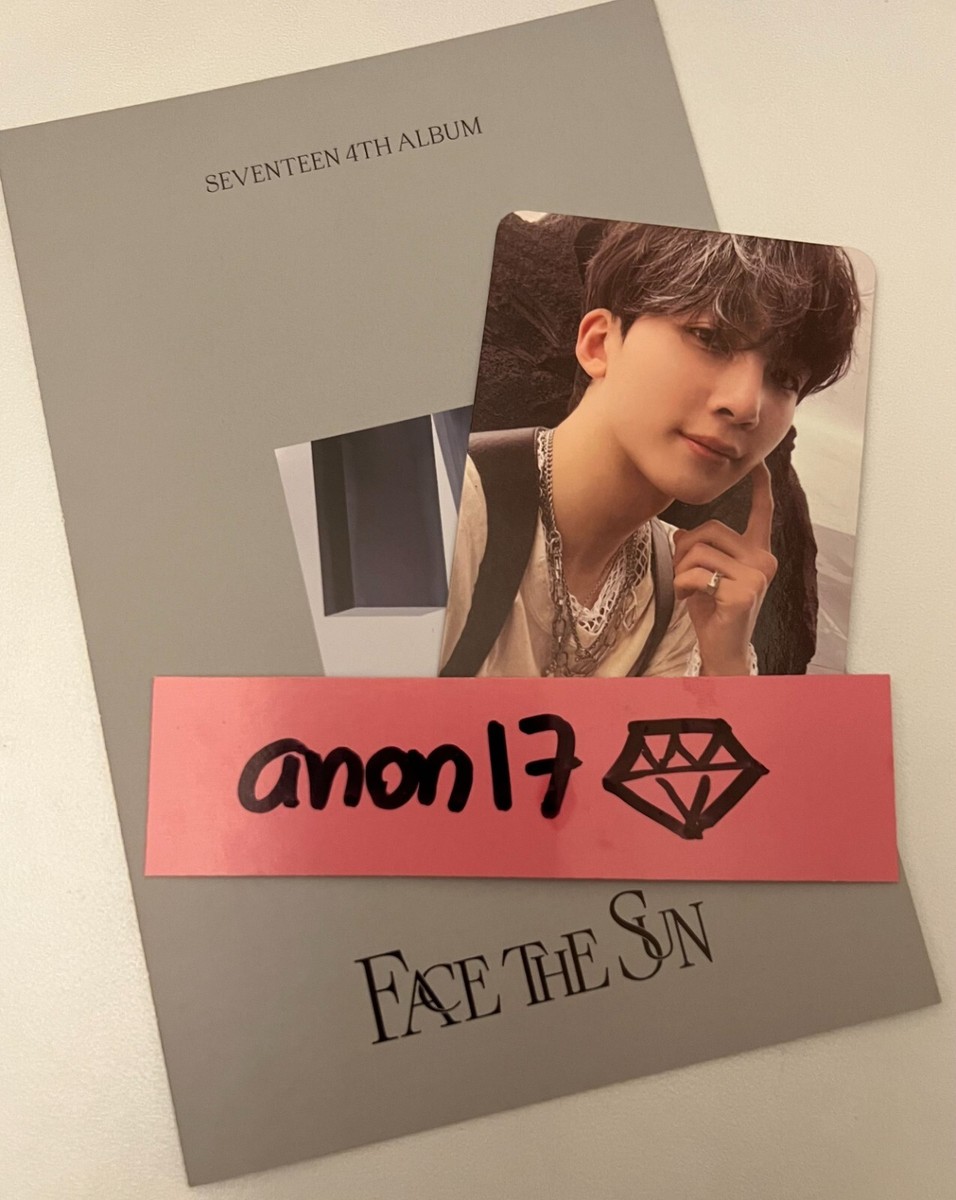 SEVENTEEN BE THE SUN アコーディオンフォトカード Seventeen Face the Sun Target Exclusive Photocard | eBay