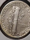 1938-D Mercury Silver Dime AU/  J/54