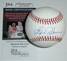 BREWERS Gorman Thomas signed baseball JSA COA AUTO Autographed Milwaukee Slugger