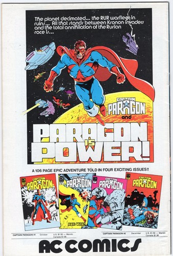 BLACK DIAMOND #4 AC Comics 2-1984 GD - Picture 2 of 2