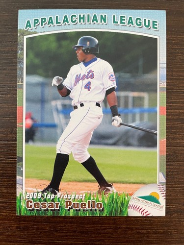 Cesar Puello 2009 Grandstand Kingsport Mets Minor League Card - 第 1/3 張圖片