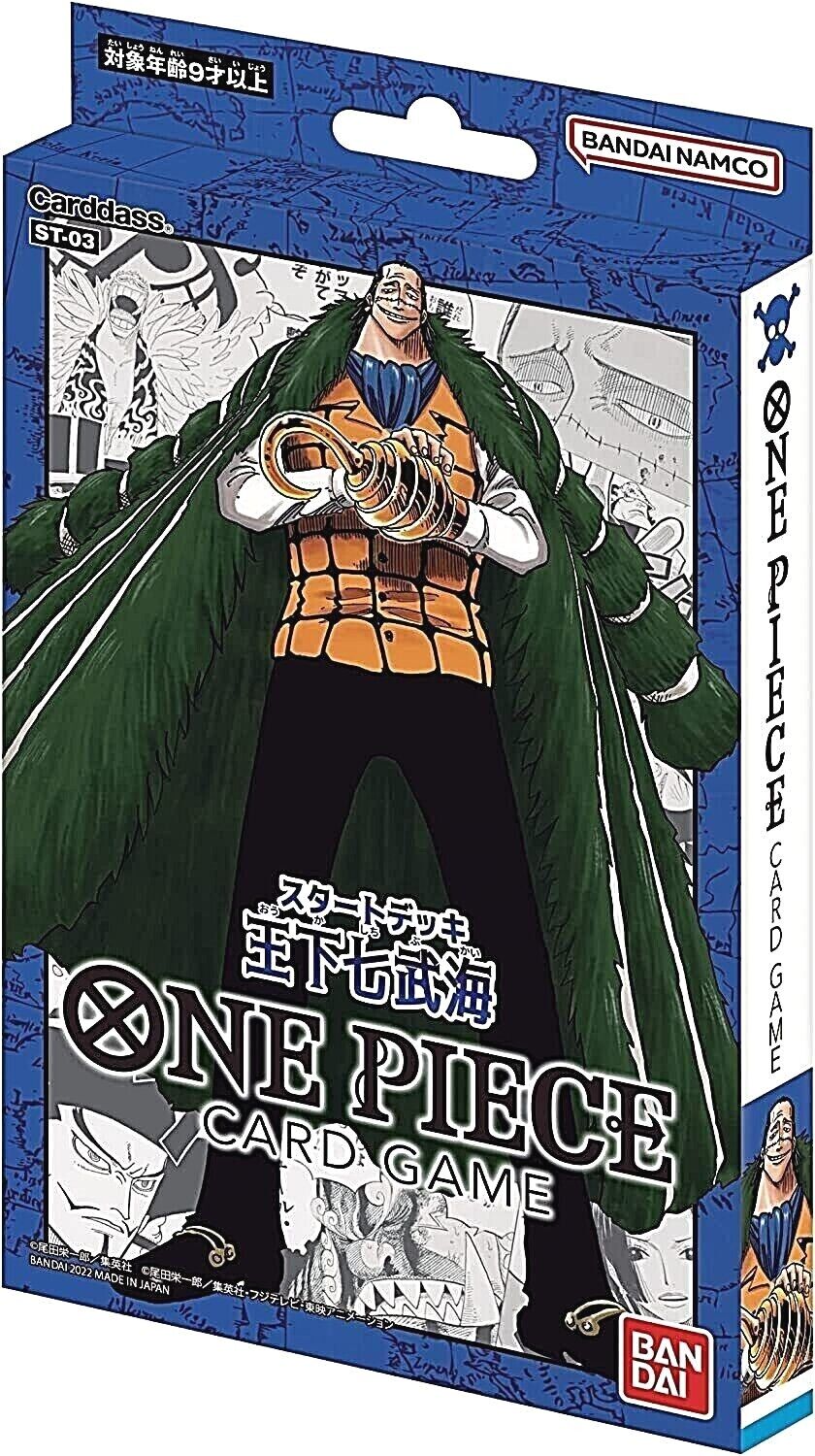 One Piece Card Game Start Deck Crocodile Japanese ST-03 Bandai NEW