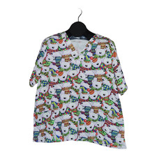 Polar Bears XX-Large Medical Scrub Top