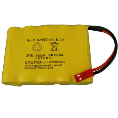 1Pack 6V 400mAh Ni-cd AA Battery JST-2P Plug For Huanqi 543 663