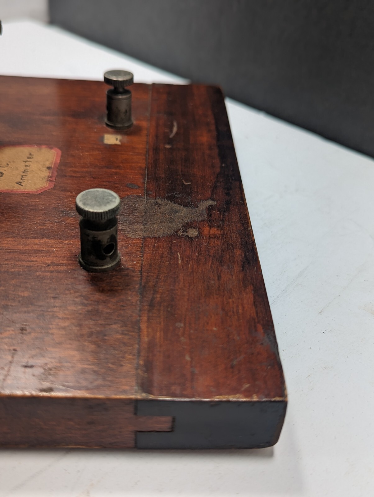 Antique Steampunk Industrial Reliance Instrument Type W Amperes Meter Chicago US