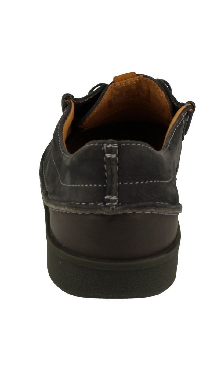 MENS CLARKS ACTIVE AIR MOCCASIN STYLE NUBUCK LACE UP CASUAL